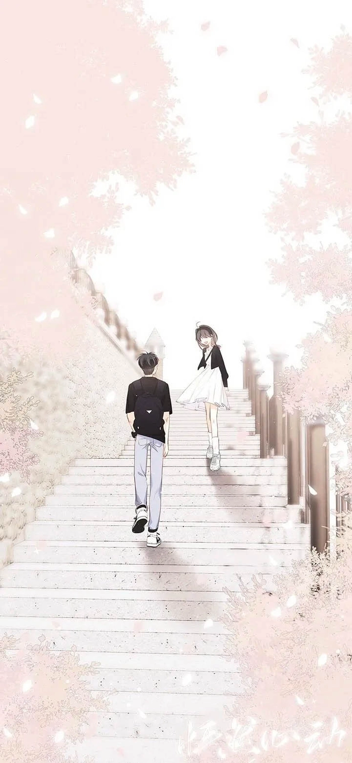 Hình nền love cute phong cách nhẹ nhàng