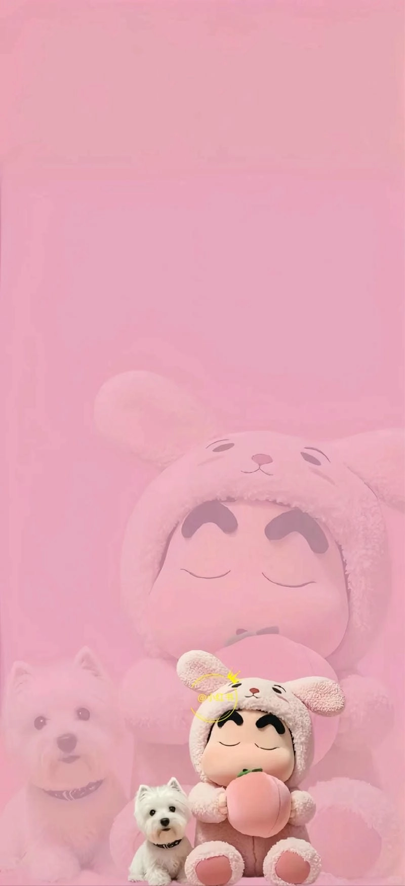 Hình nền màu hồng cute đáng yêu