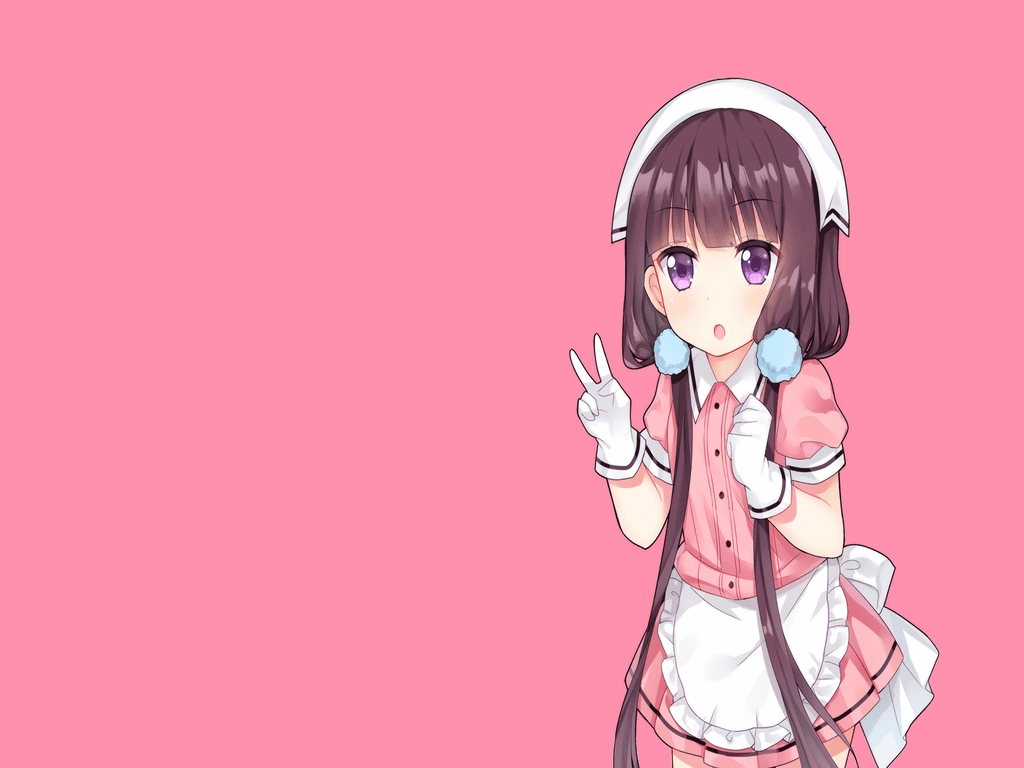Hình nền màu hồng nhạt siêu cute cho PC