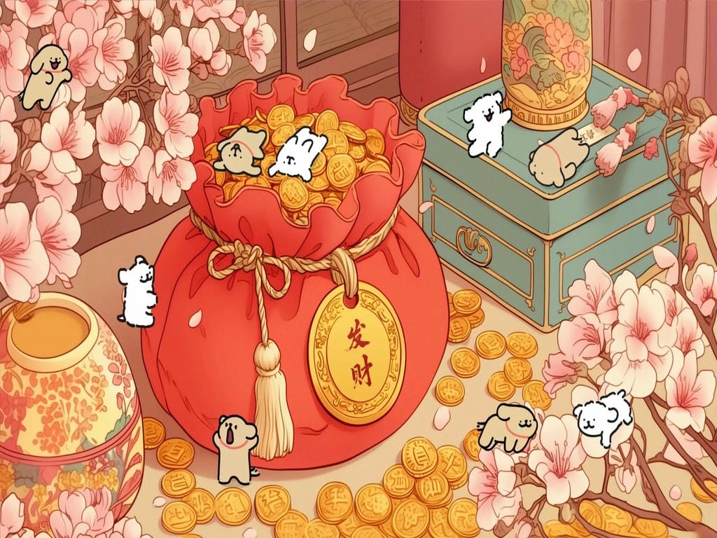 Hình nền máy tính hoa mai Tết cute