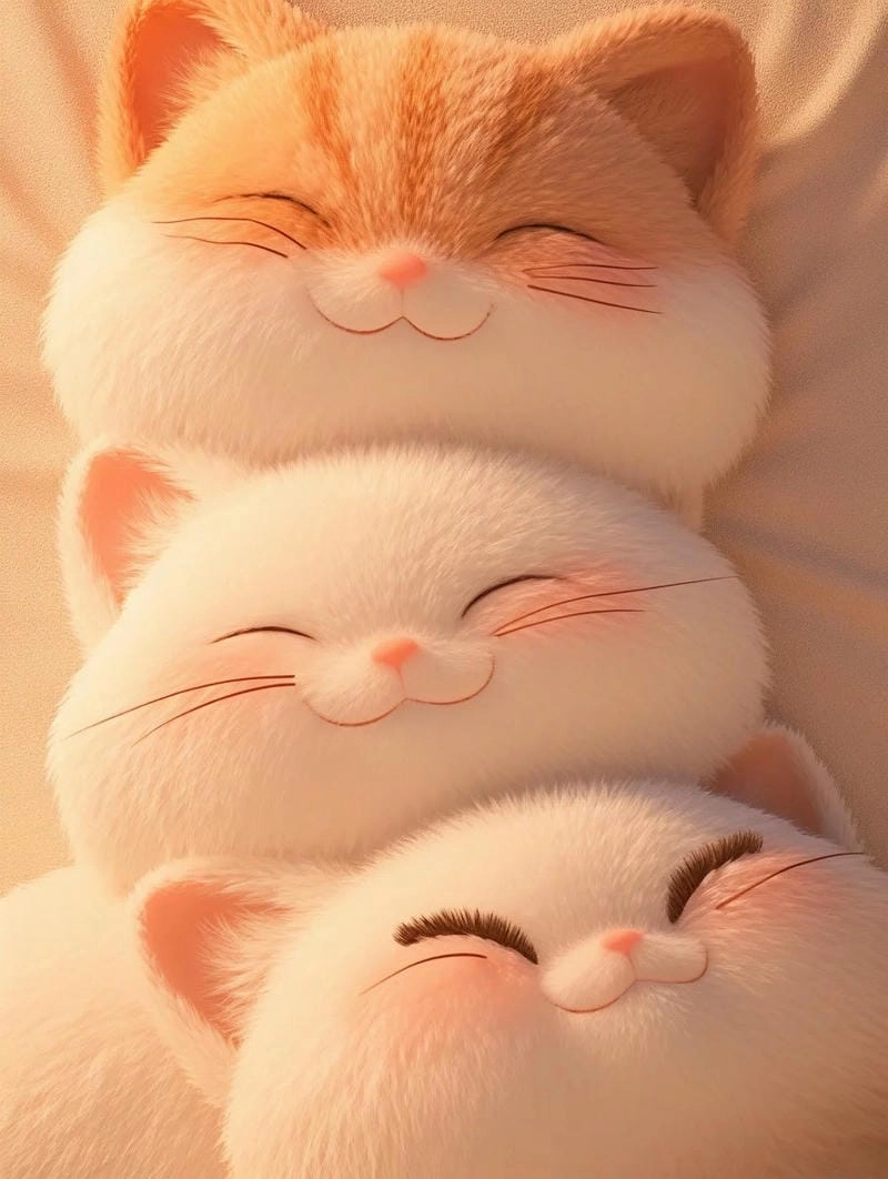 Hình nền mèo cute đáng yêu cho điện thoại