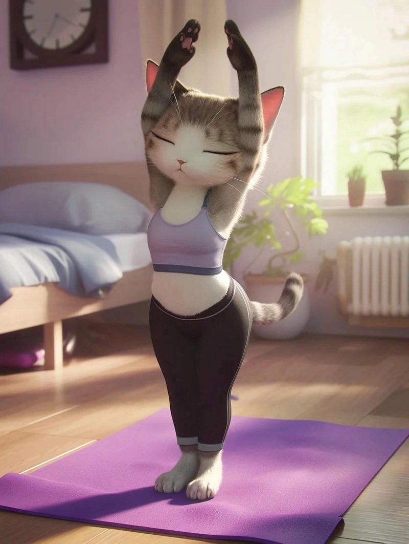 Hình nền mèo trắng cute cho điện thoại