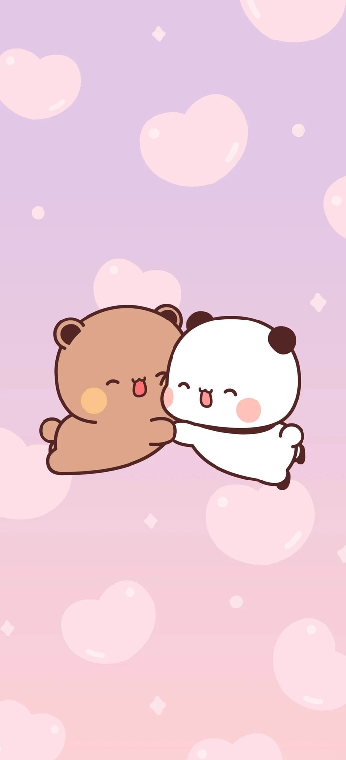 Hình nền tình yêu hoạt hình cute