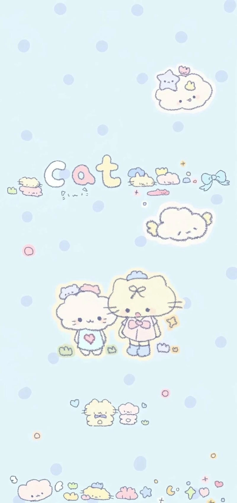 Hình nền xanh dương nhạt cute