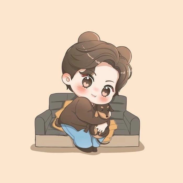 Hình vẽ chibi Jungkook đáng yêu