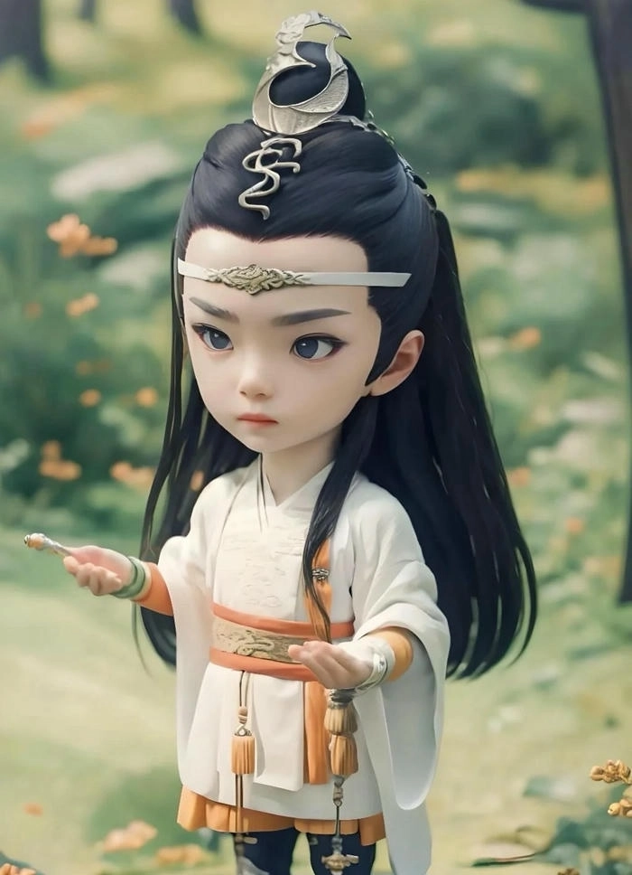 Lam Trạm chibi đơn giản mà xinh