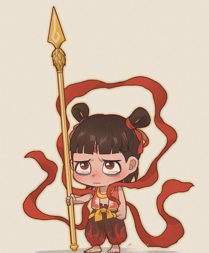 Natra chibi trong trạng thái giận dữ