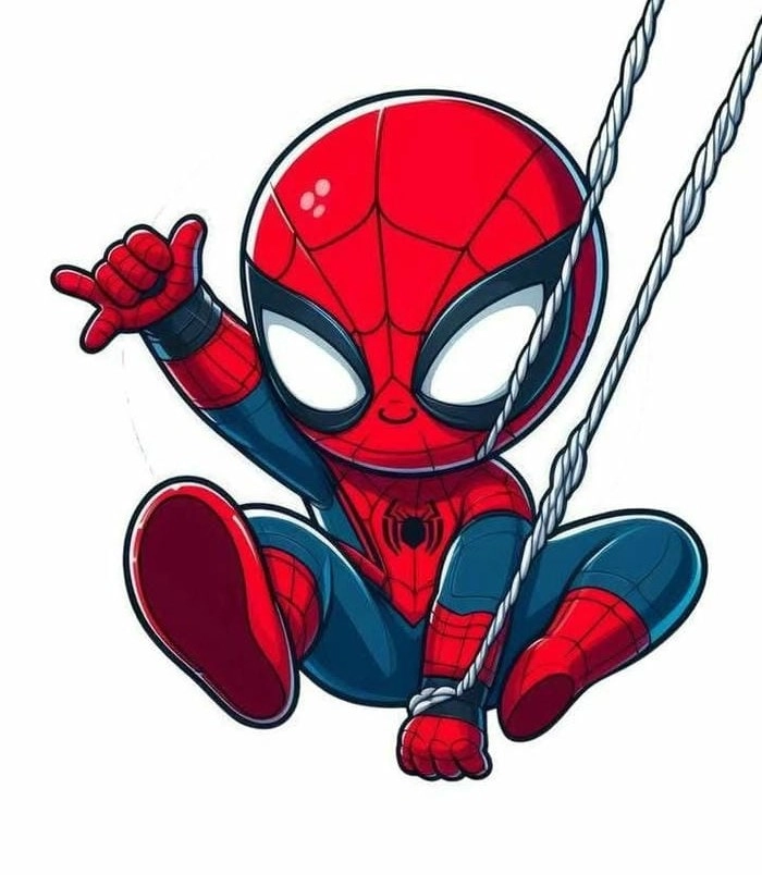 Người Nhện chibi ngầu mà đáng yêu