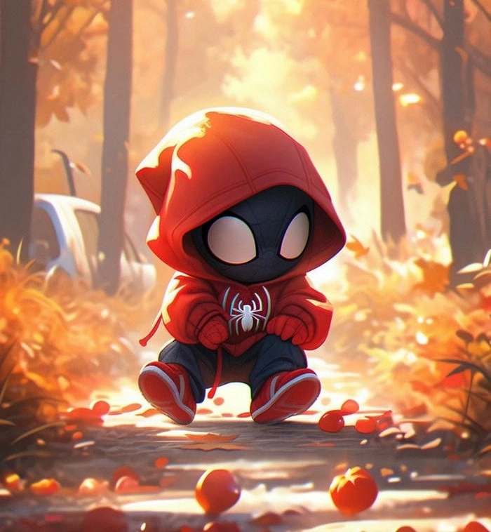Người Nhện chibi phù hợp làm avatar