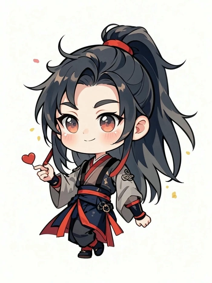 Ngụy Anh chibi tóc buộc cao