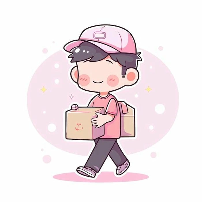 Shipper dễ thương phong cách chibi