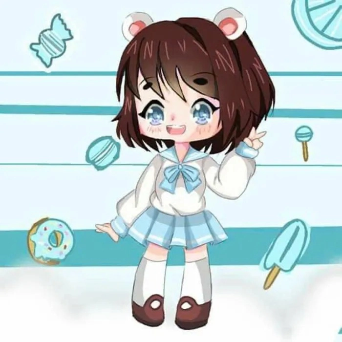 Simmy cute chibi dùng trang trí profile