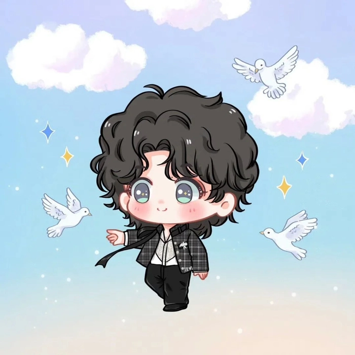 Vương Nhất Bác chibi cute cho fan girl