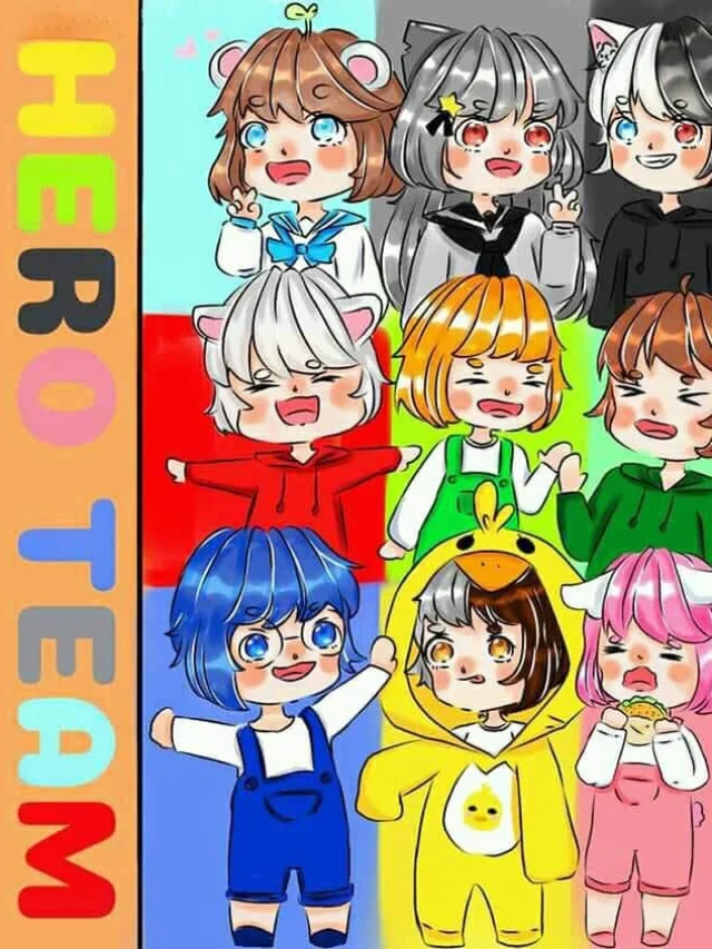 Hình ảnh Hero Team chibi cute cho fan