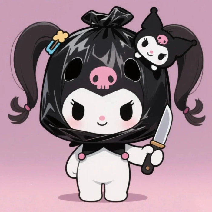 Hình ảnh Kuromi đáng yêu siêu hút mắt