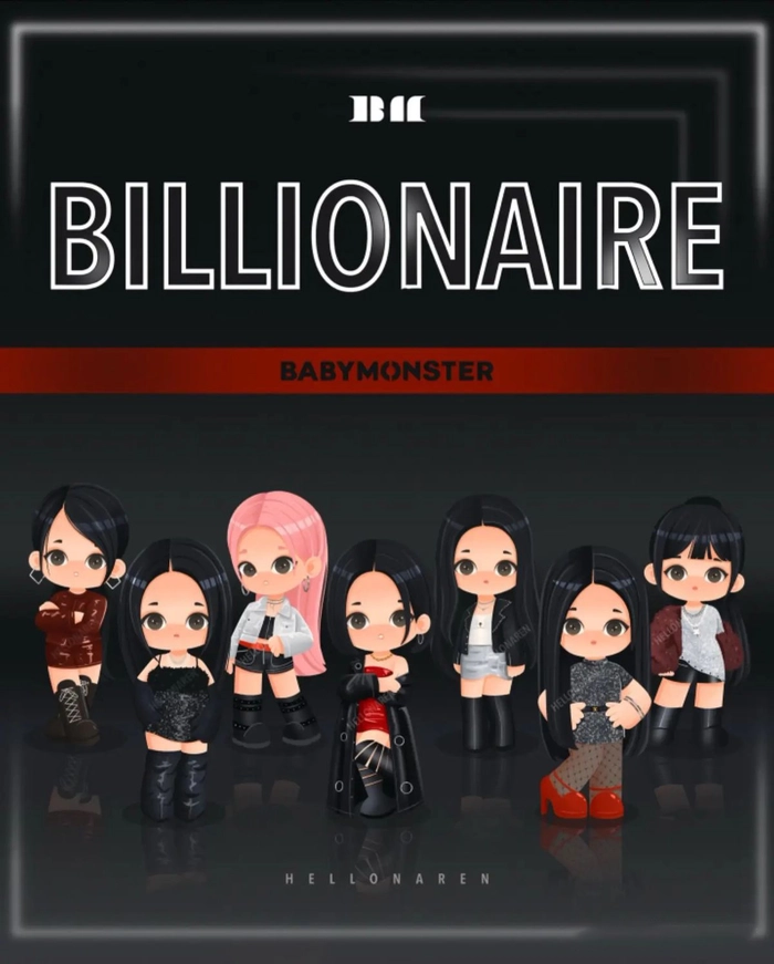 Album ảnh BABYMONSTER chibi dễ thương nhất