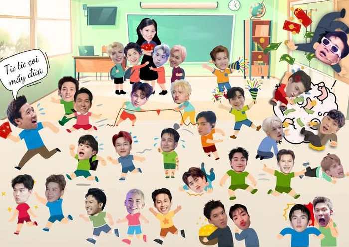 Ảnh Anh Trai Say Hi chibi đáng yêu