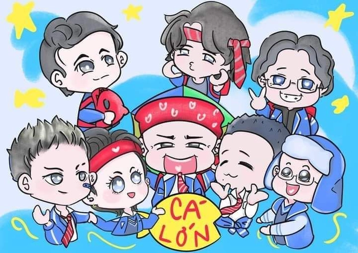 Ảnh Anh Trai Vượt Ngàn Chông Gai chibi hài hước