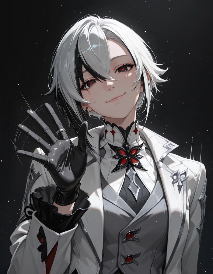 Ảnh Arlecchino anime cuốn hút