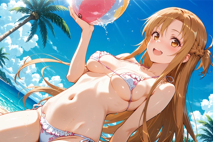 Ảnh Asuna bikini 2 mảnh cuốn hút