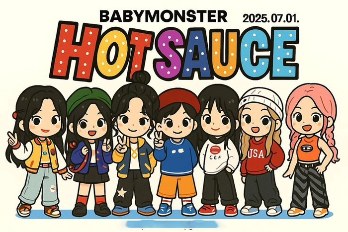 Ảnh BABYMONSTER chibi cute đáng yêu siêu hot