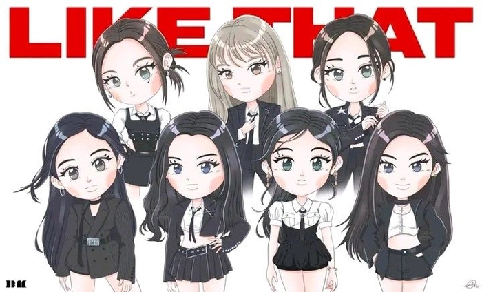 Ảnh BABYMONSTER chibi ngộ nghĩnh đáng yêu