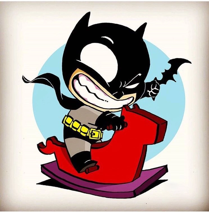 Ảnh Batman chibi chất ngầu