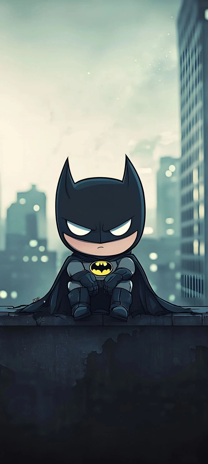 Ảnh Batman chibi hành động hài hước