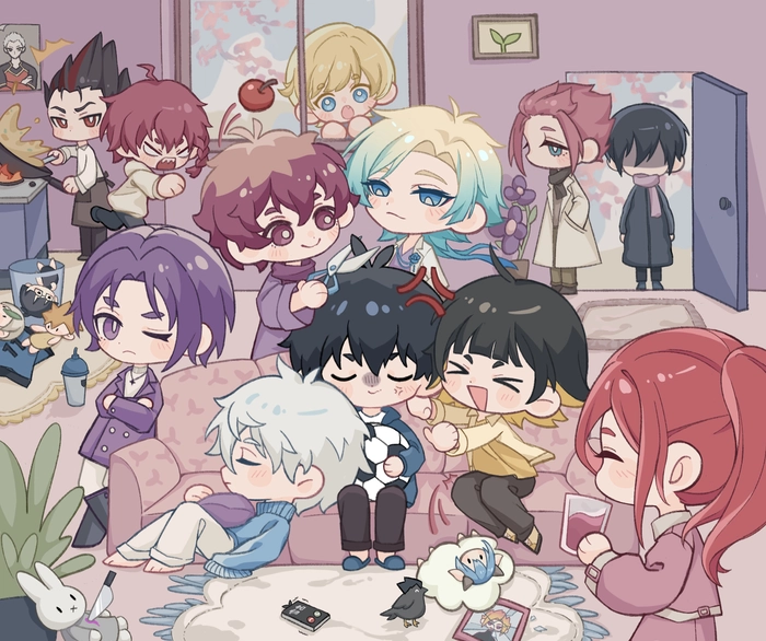 Ảnh Blue Lock chibi dễ thương