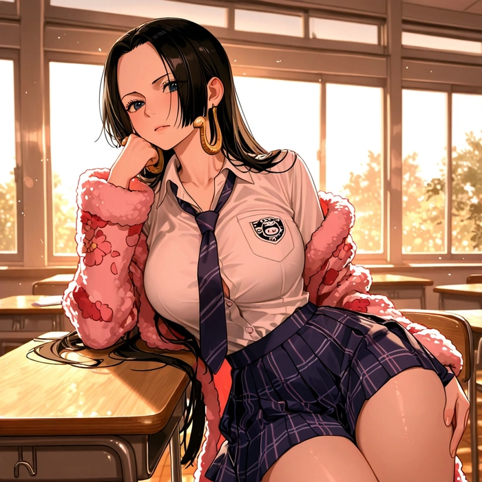 Ảnh Boa Hancock tạo dáng sexy