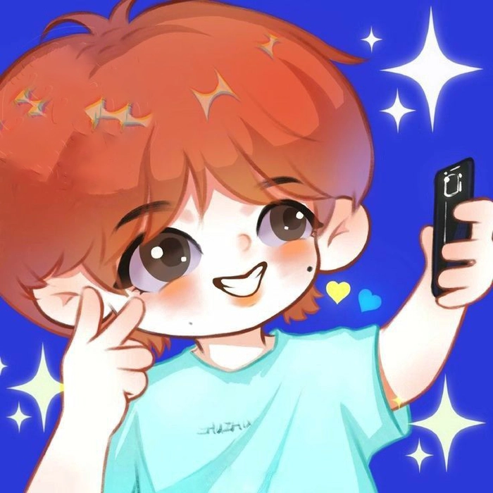 Ảnh Chu Chí Hâm chibi cute đáng yêu