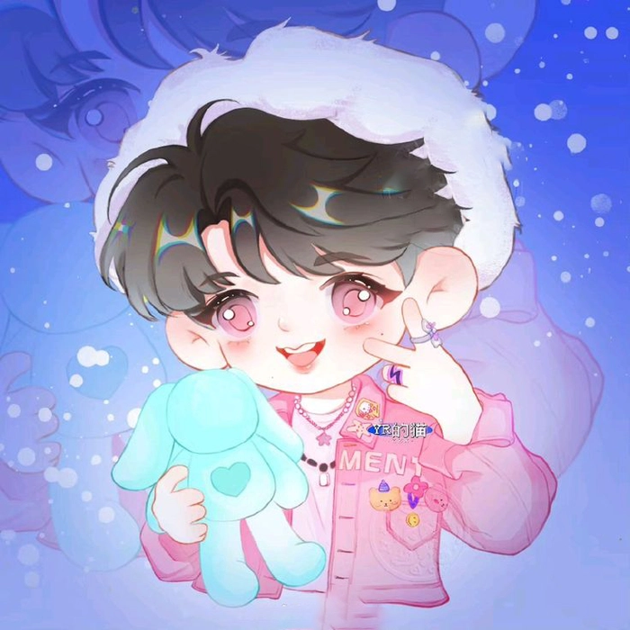 Ảnh Chu Chí Hâm chibi cute siêu đáng yêu