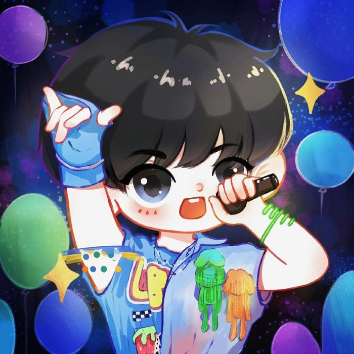 Ảnh Chu Chí Hâm chibi dễ mến