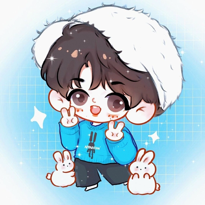 Ảnh Chu Chí Hâm cute chibi