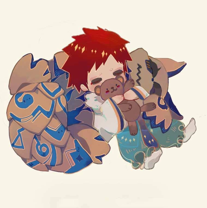 Ảnh Gaara cute khiến fan tan chảy