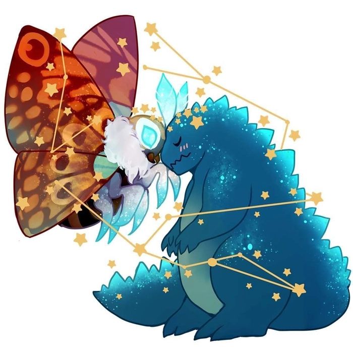 Ảnh Godzilla chibi cute hút mắt