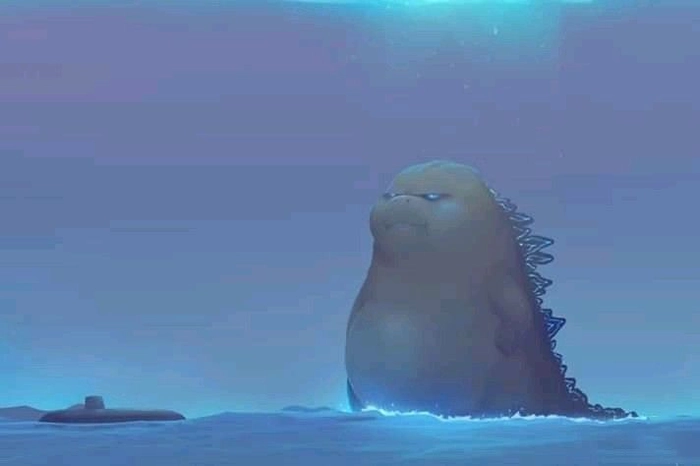 Ảnh Godzilla chibi dễ thương