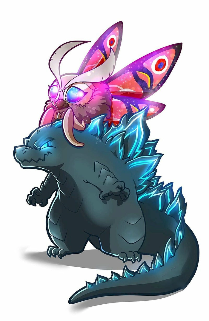 Ảnh Godzilla chibi phong cách kawaii