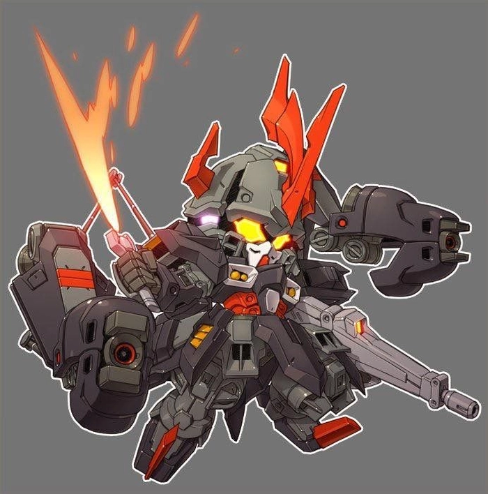 Ảnh Gundam chibi anime độc lạ