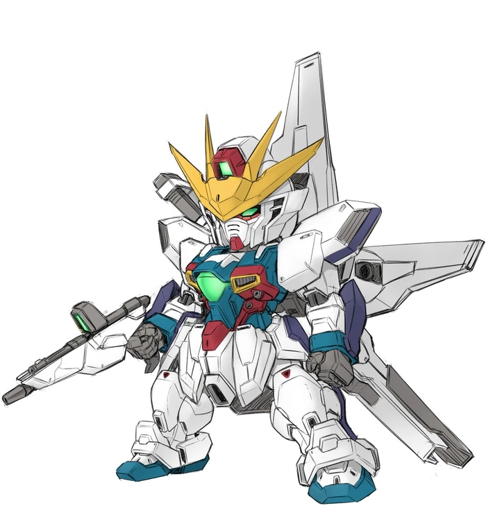 Ảnh Gundam chibi anime sáng tạo