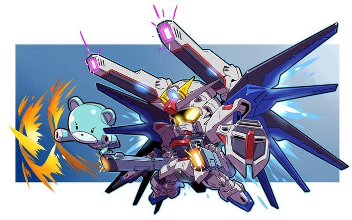 Ảnh Gundam chibi cực ngầu đáng yêu