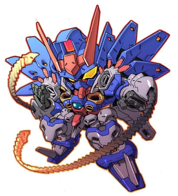 Ảnh Gundam chibi cute dễ thương