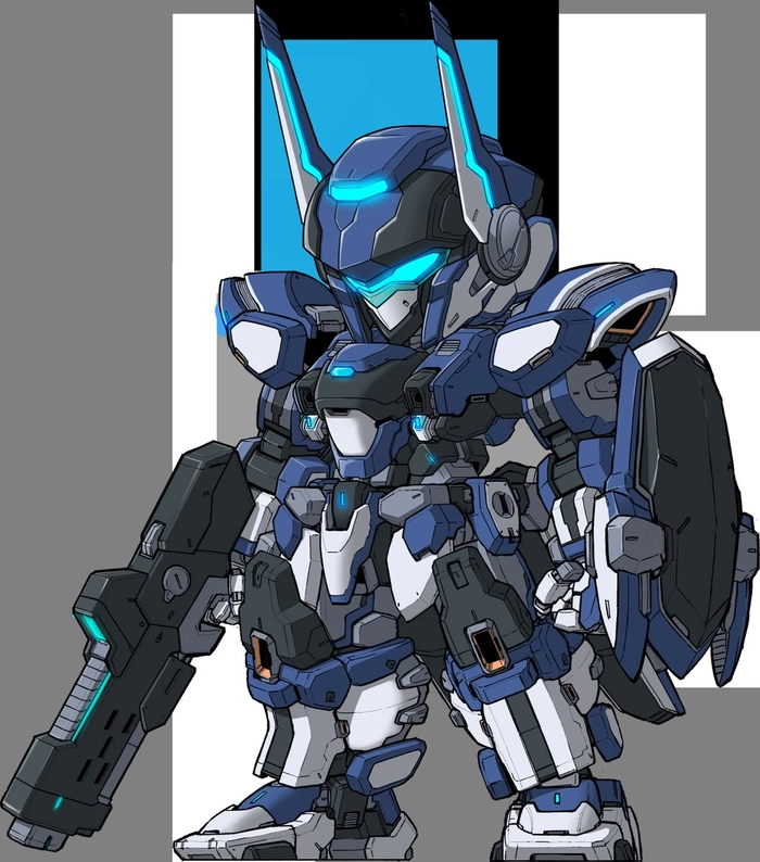 Ảnh Gundam chibi đẹp mê mẩn