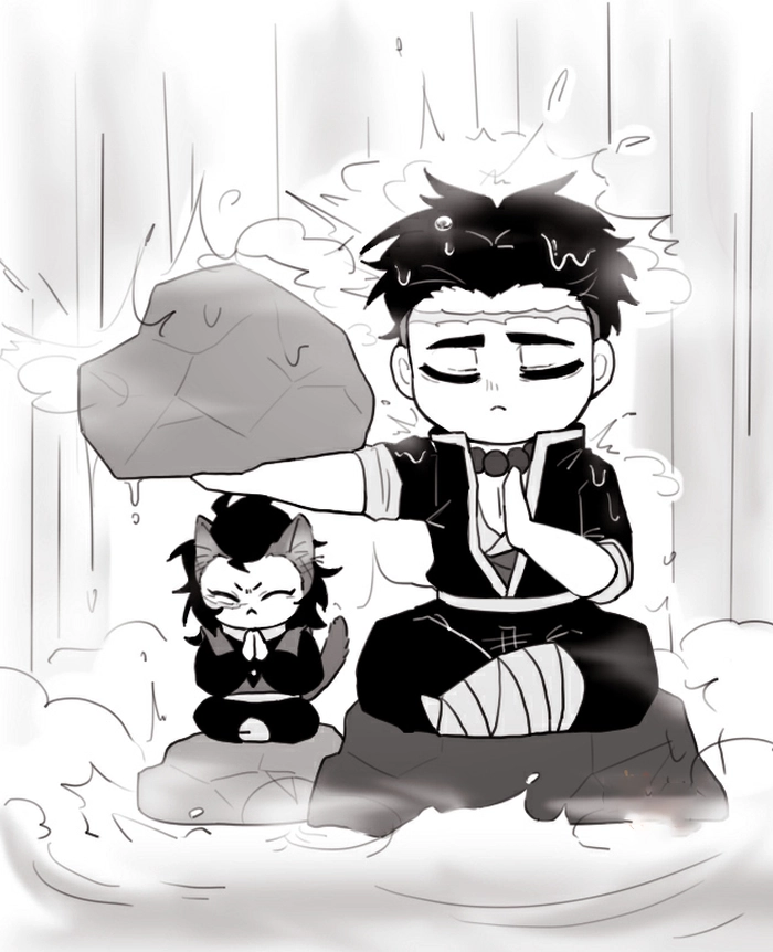 Ảnh Gyomei chibi đáng yêu