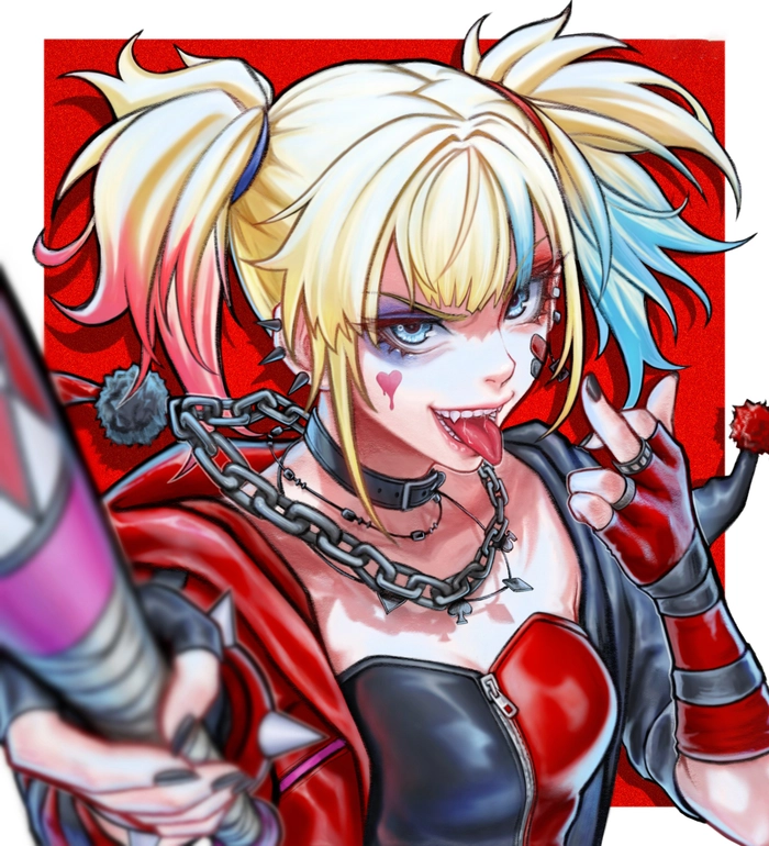 Ảnh Harley Quinn sexy anime hút mắt
