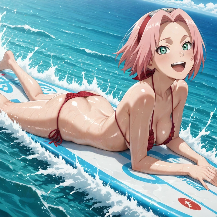 Ảnh Haruno Sakura bikini gợi cảm