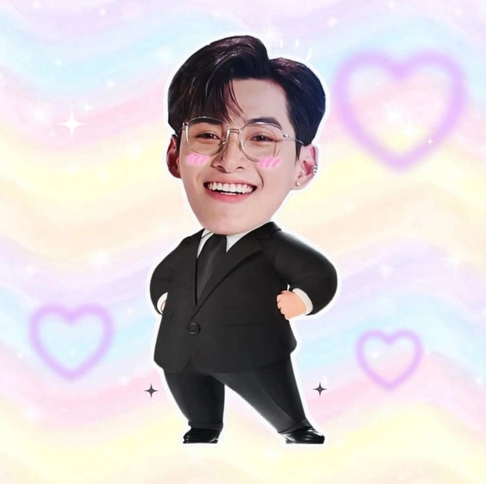 Ảnh Hùng Huỳnh chibi nghệ sĩ