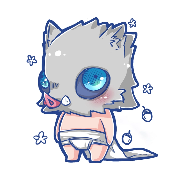 Ảnh Inosuke cute trong Demon Slayer