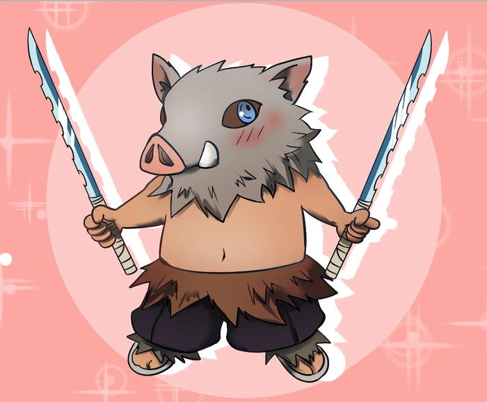 Ảnh Inosuke hài hước độc đáo