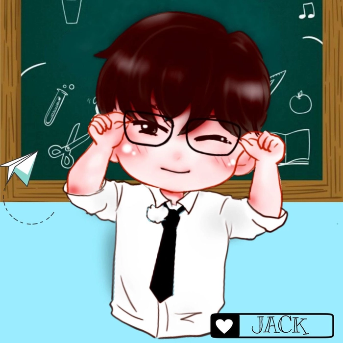 Ảnh Jack chibi đáng yêu dễ thương